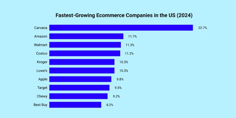 Fastest growing e-commerce companies in 2024